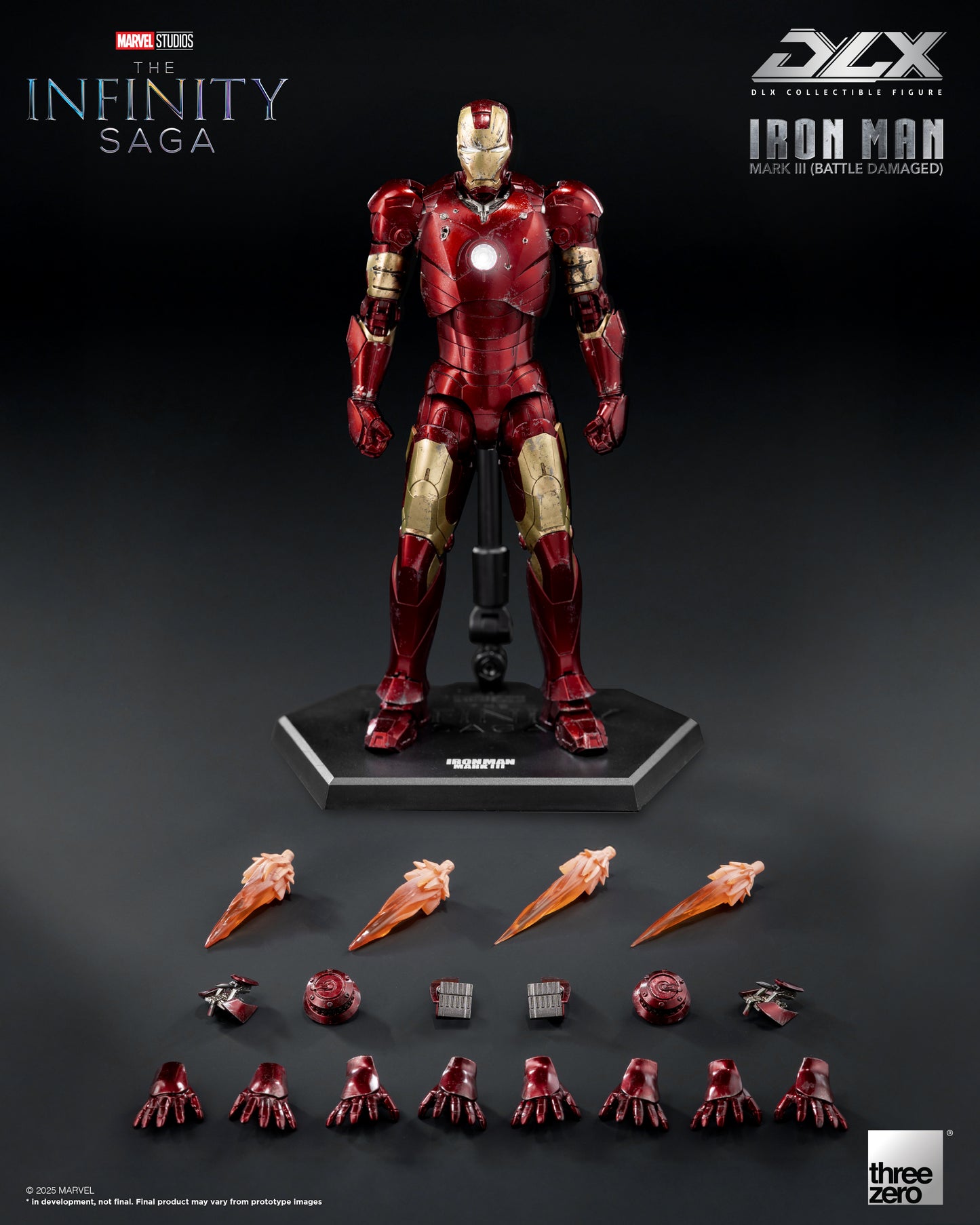 [PRE-ORDER] Marvel Studios: The Infinity Saga DLX Iron Man Mark 3 (Battle Damaged)
