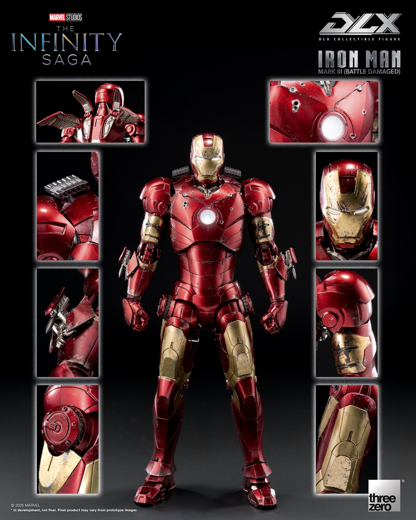 [PRE-ORDER] Marvel Studios: The Infinity Saga DLX Iron Man Mark 3 (Battle Damaged)