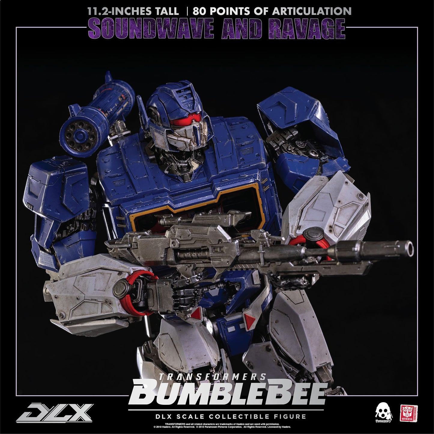 Transformers: Bumblebee DLX Soundwave and Ravage