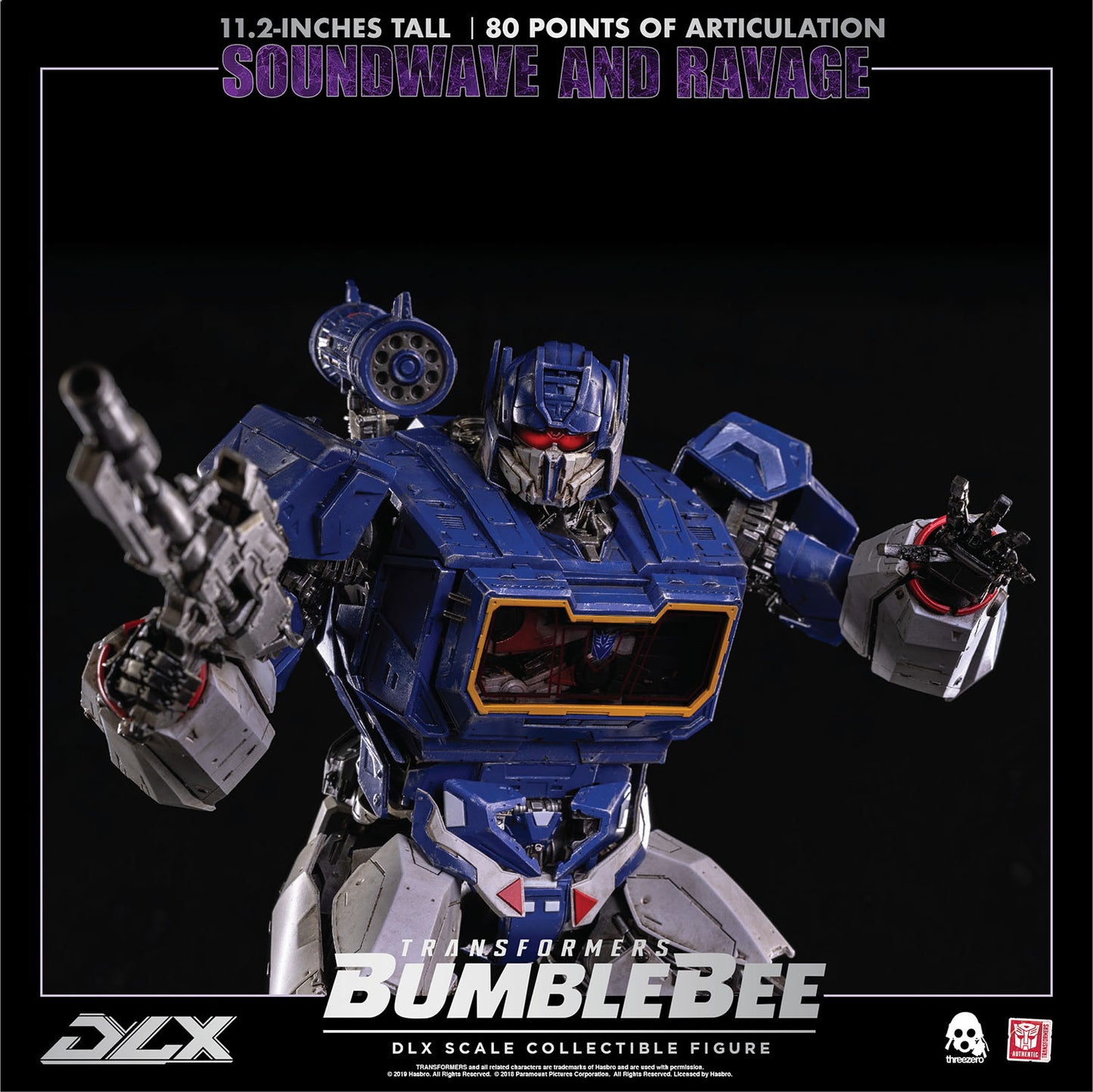 Transformers: Bumblebee DLX Soundwave and Ravage