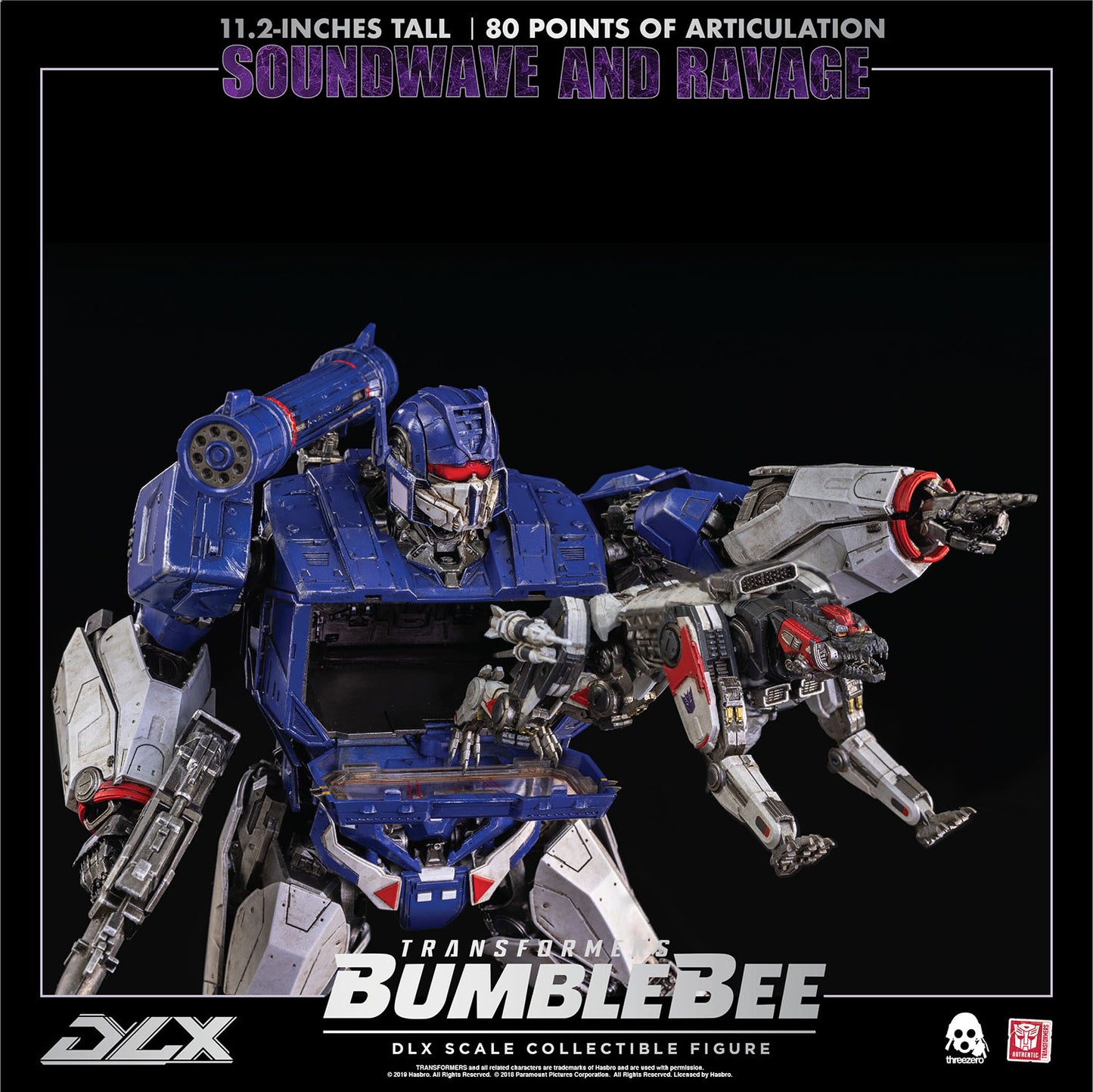 Transformers: Bumblebee DLX Soundwave and Ravage