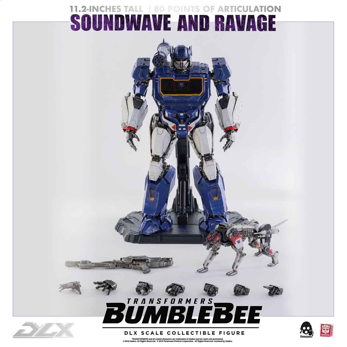 Transformers: Bumblebee DLX Soundwave and Ravage