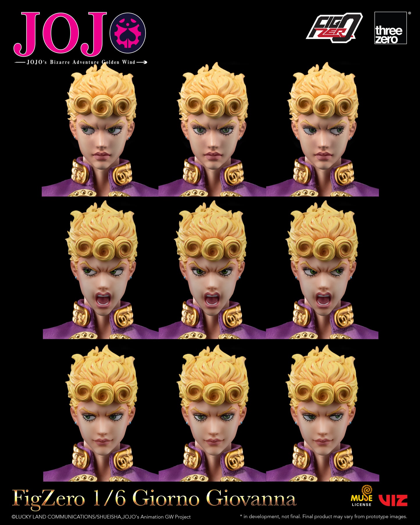 [PRE-ORDER] JOJO's Bizarre Adventure: Golden Wind FigZero 1/6 Giorno Giovanna