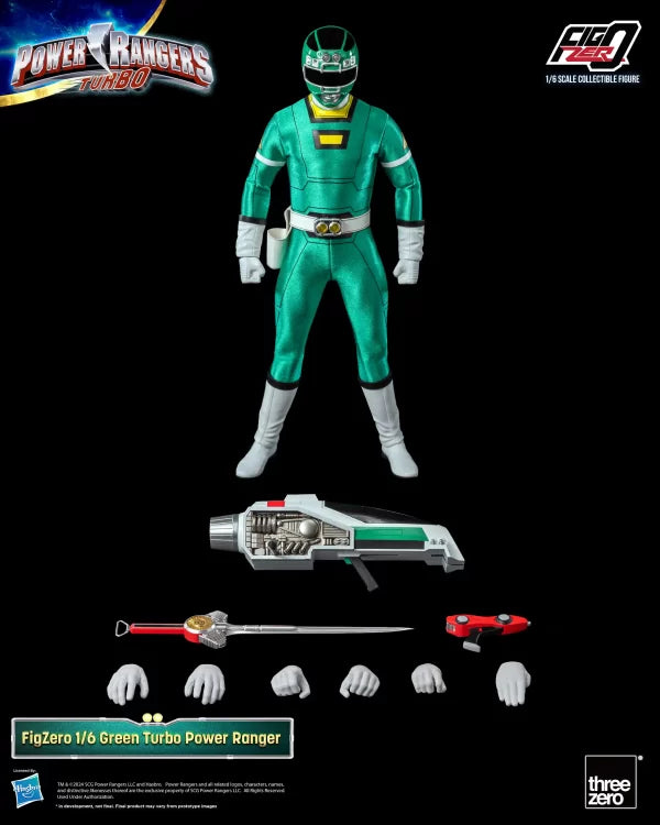 [PRE-ORDER] Power Rangers Turbo FigZero 1/6 Green Turbo Power Ranger