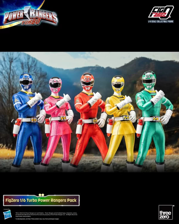 [PRE-ORDER] Power Rangers Turbo FigZero 1/6 Turbo Power Rangers Pack