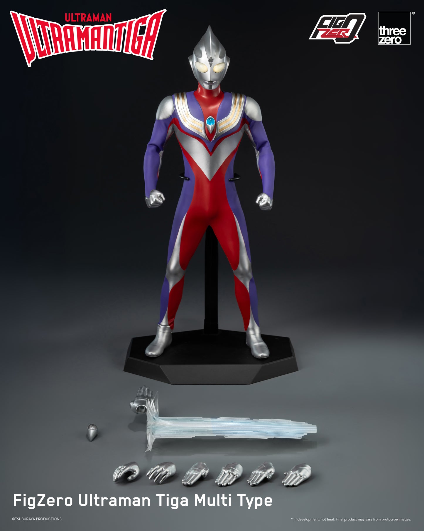 [PRE-ORDER] Ultraman Tiga FigZero Ultraman Tiga Multi Type