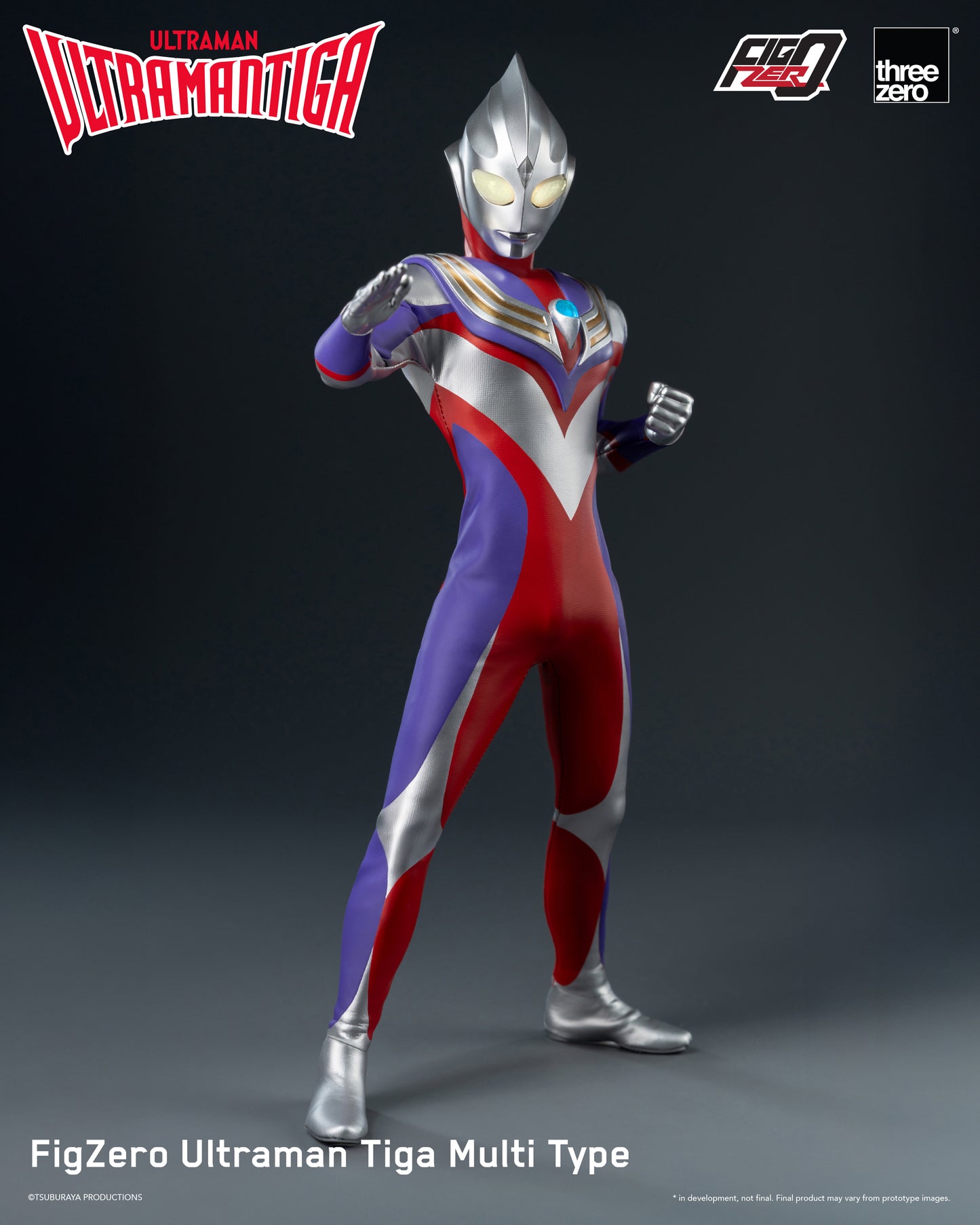 [PRE-ORDER] Ultraman Tiga FigZero Ultraman Tiga Multi Type