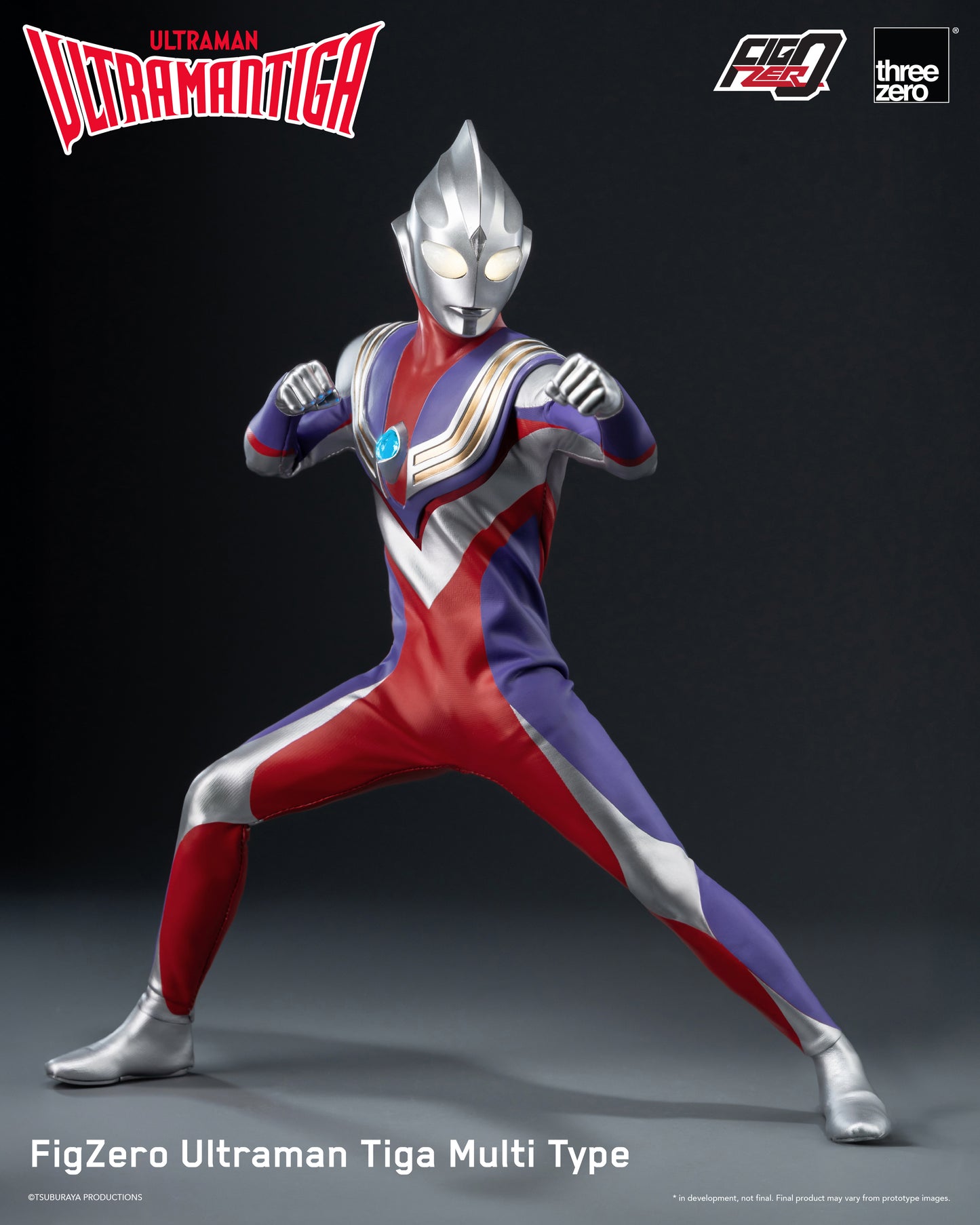 [PRE-ORDER] Ultraman Tiga FigZero Ultraman Tiga Multi Type