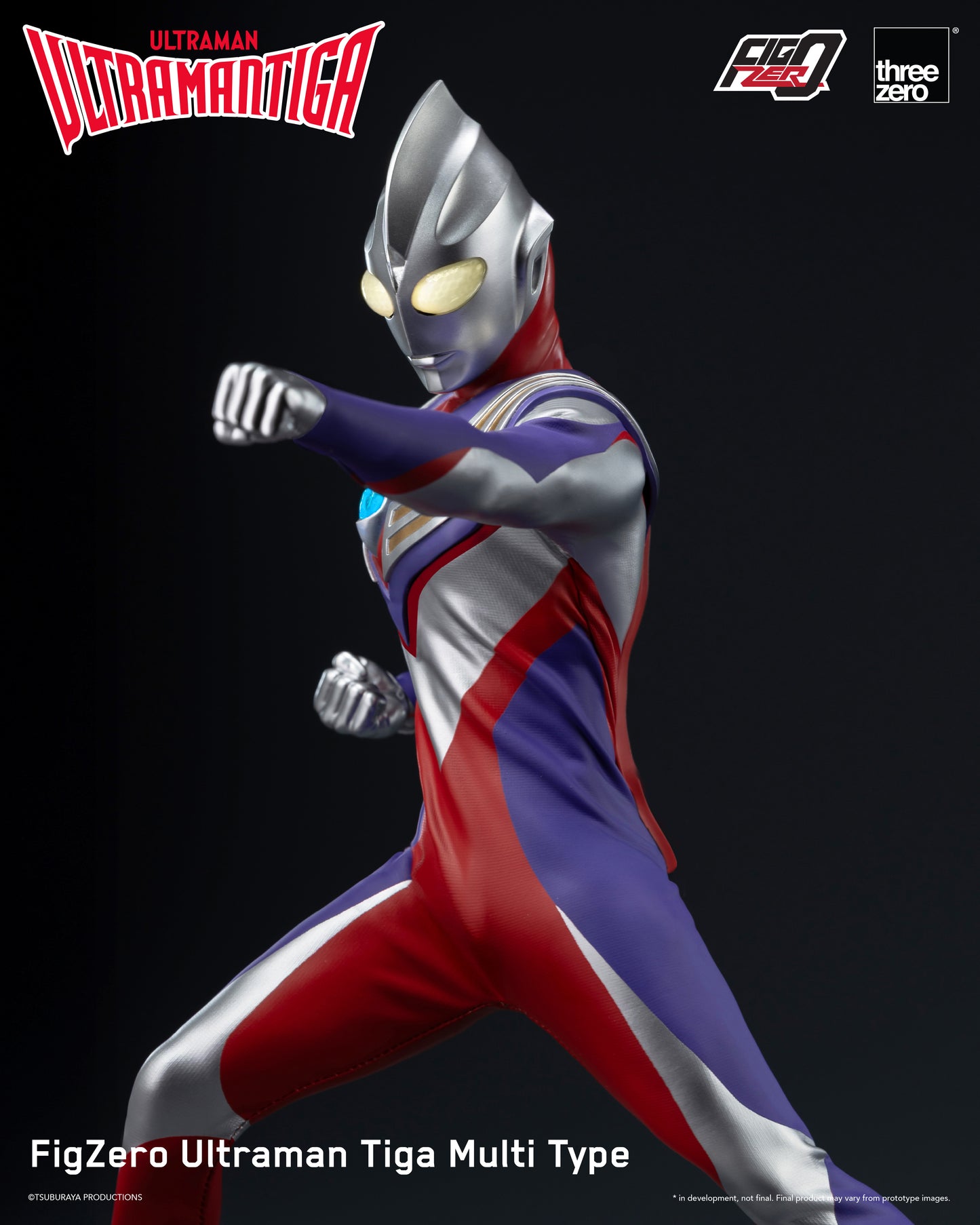 [PRE-ORDER] Ultraman Tiga FigZero Ultraman Tiga Multi Type