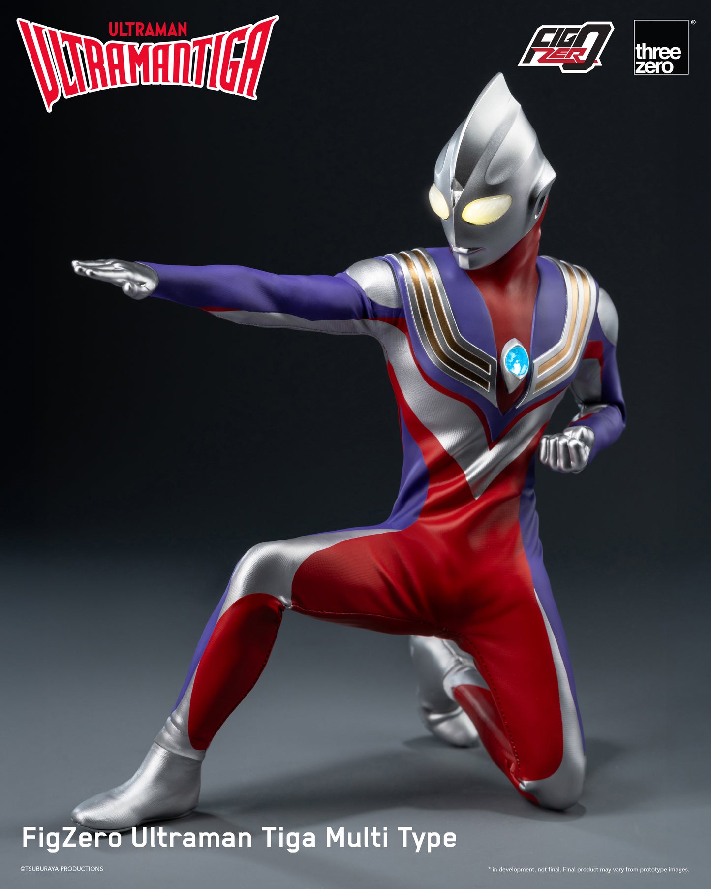 [PRE-ORDER] Ultraman Tiga FigZero Ultraman Tiga Multi Type