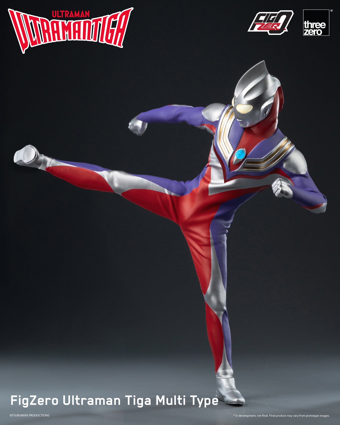 [PRE-ORDER] Ultraman Tiga FigZero Ultraman Tiga Multi Type