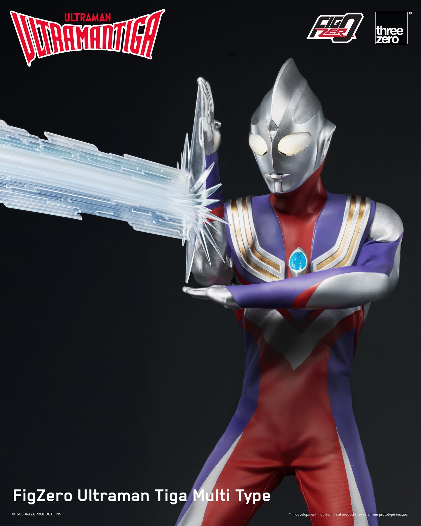 [PRE-ORDER] Ultraman Tiga FigZero Ultraman Tiga Multi Type