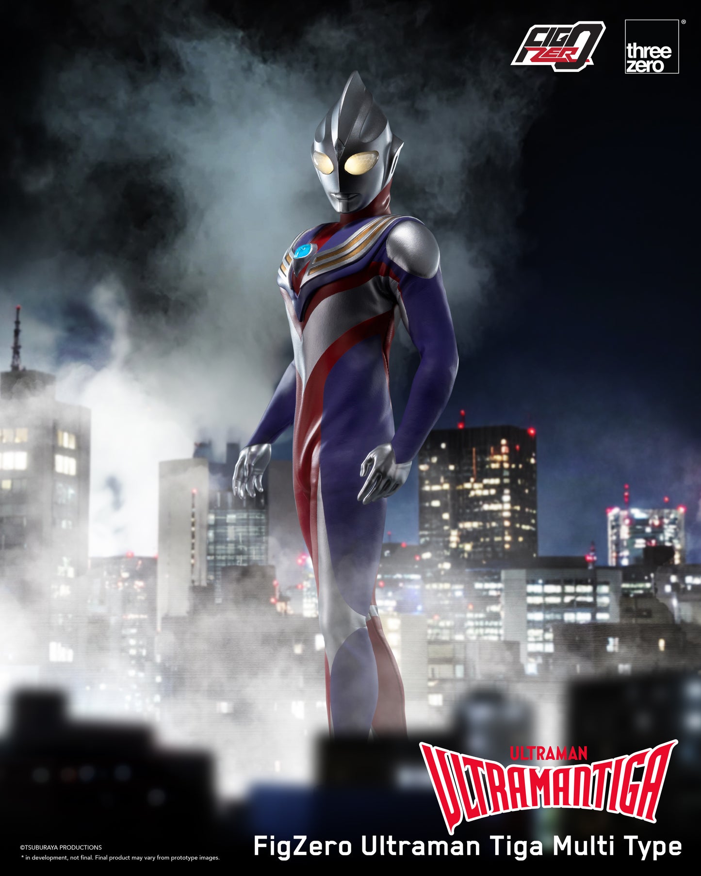 [PRE-ORDER] Ultraman Tiga FigZero Ultraman Tiga Multi Type