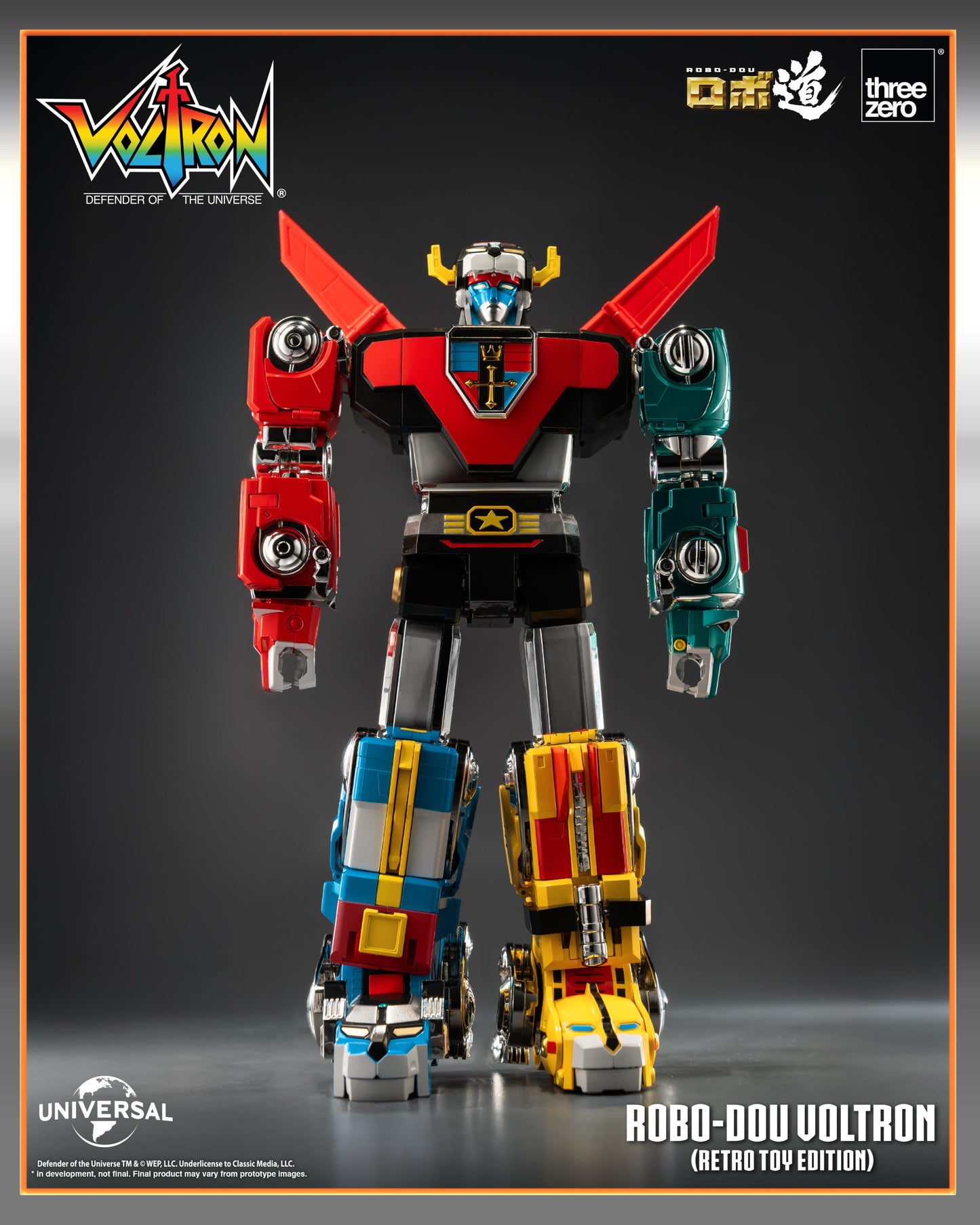 [PRE-ORDER] Voltron: Defender of the Universe ROBO-DOU Voltron (Retro Toy Edition)
