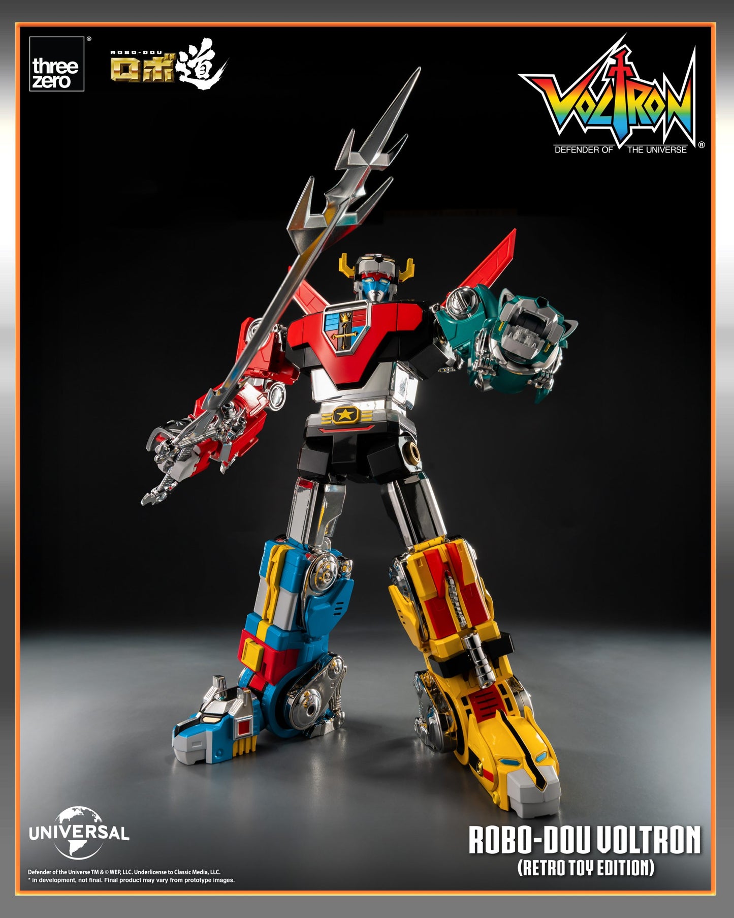 [PRE-ORDER] Voltron: Defender of the Universe ROBO-DOU Voltron (Retro Toy Edition)