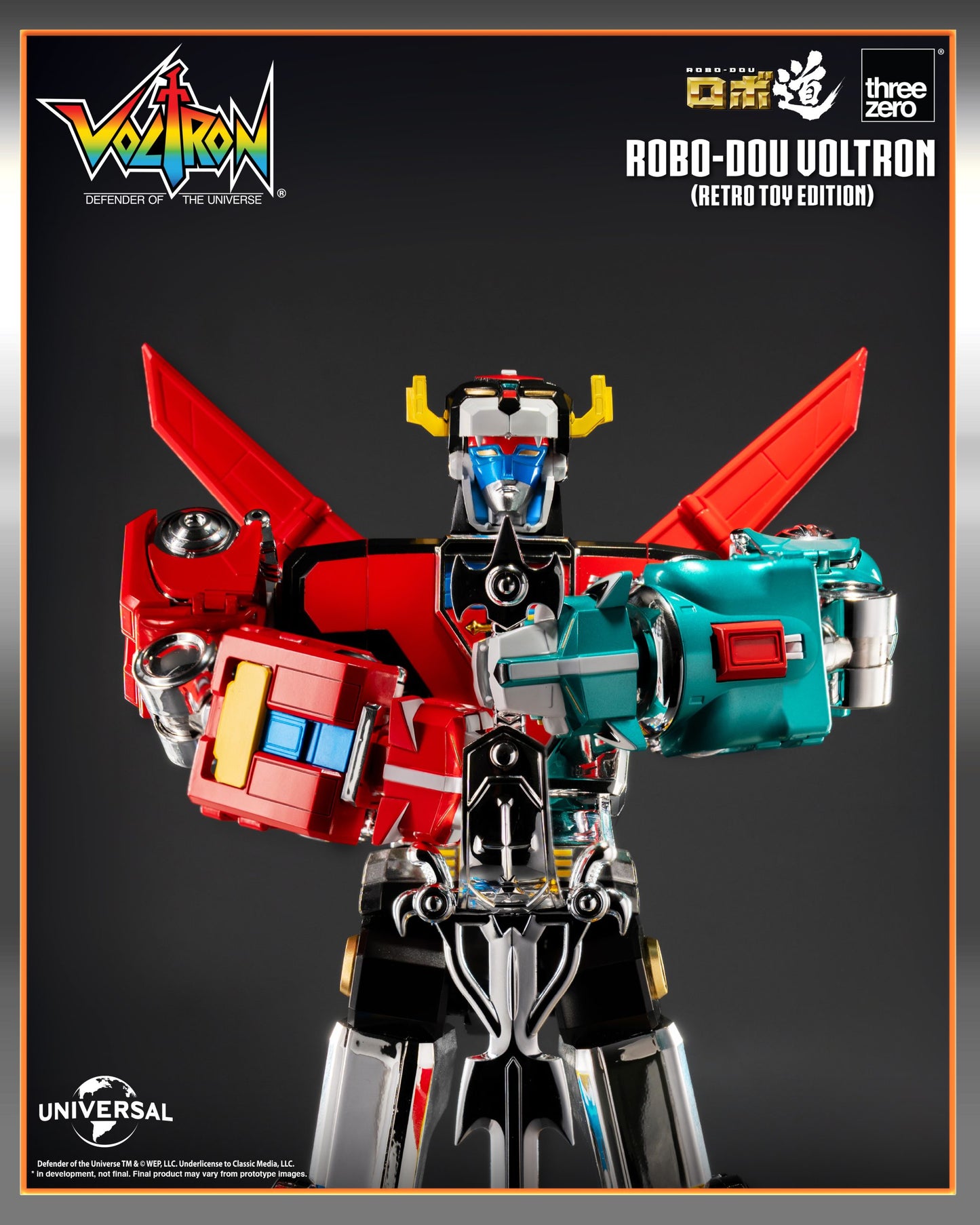 [PRE-ORDER] Voltron: Defender of the Universe ROBO-DOU Voltron (Retro Toy Edition)