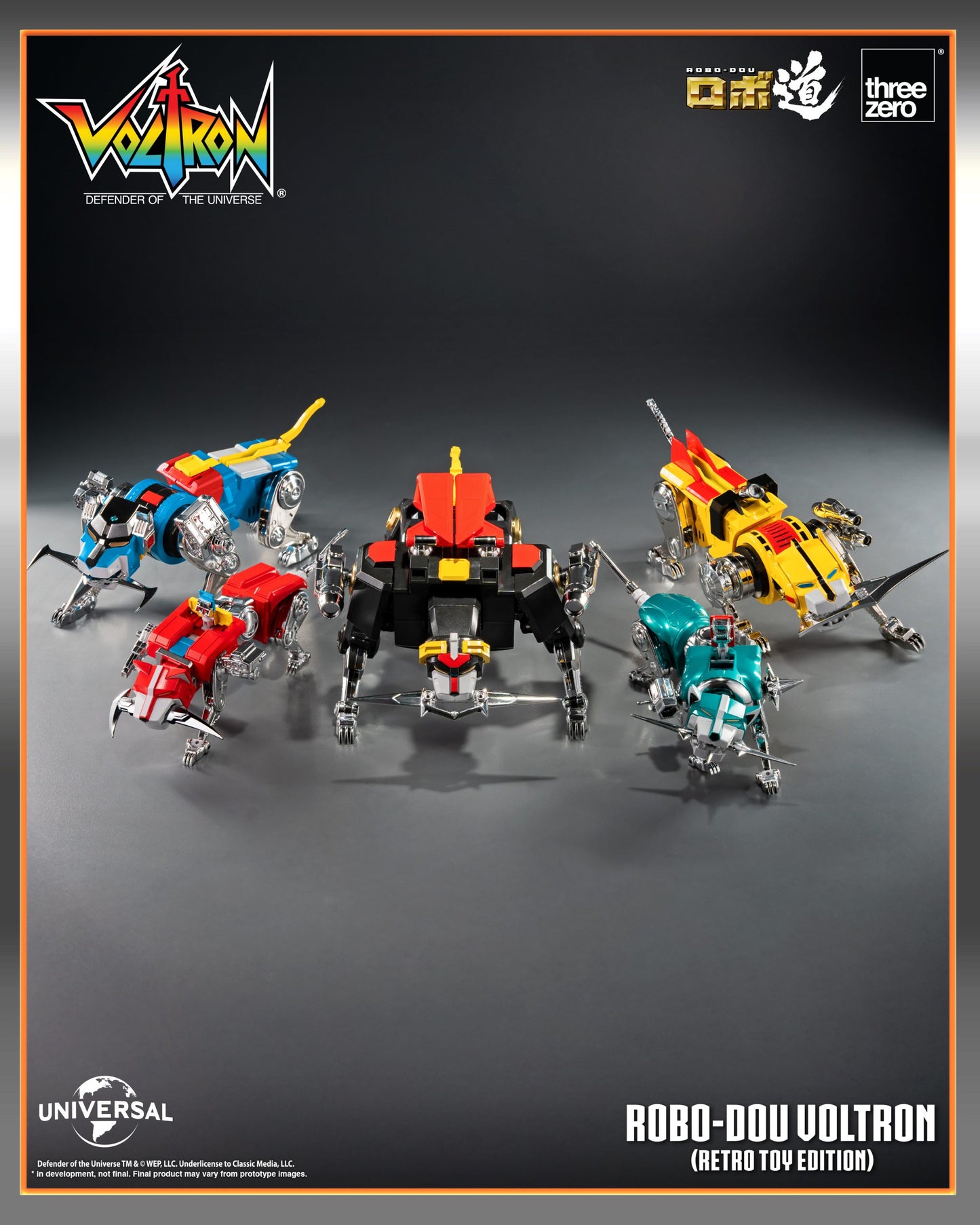 [PRE-ORDER] Voltron: Defender of the Universe ROBO-DOU Voltron (Retro Toy Edition)