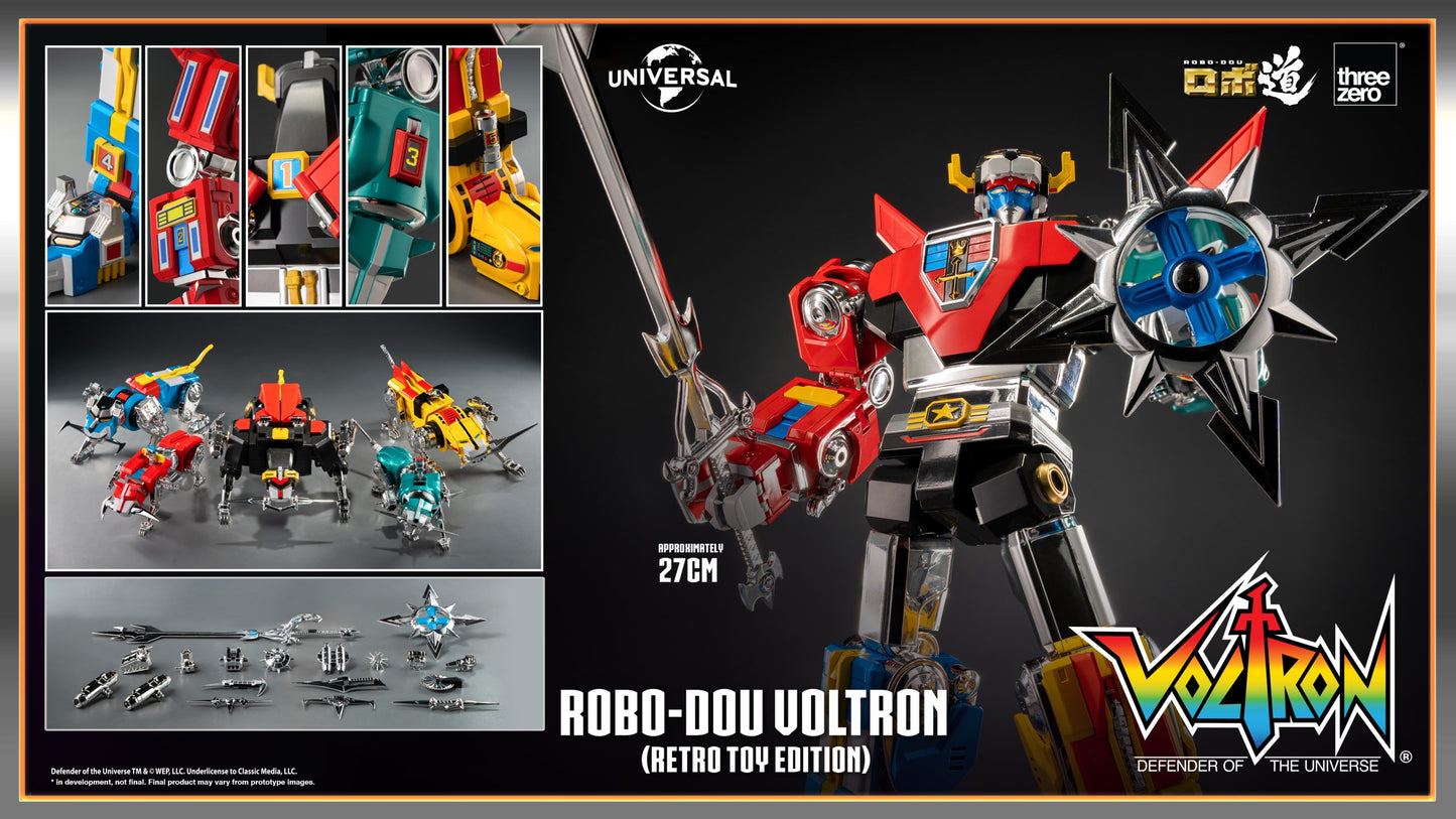 [PRE-ORDER] Voltron: Defender of the Universe ROBO-DOU Voltron (Retro Toy Edition)
