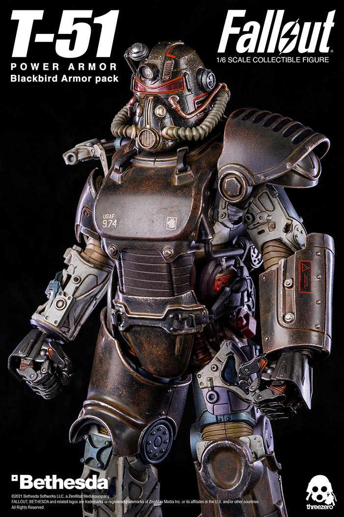 Fallout 1/6 T-51 Blackbird Armor Pack